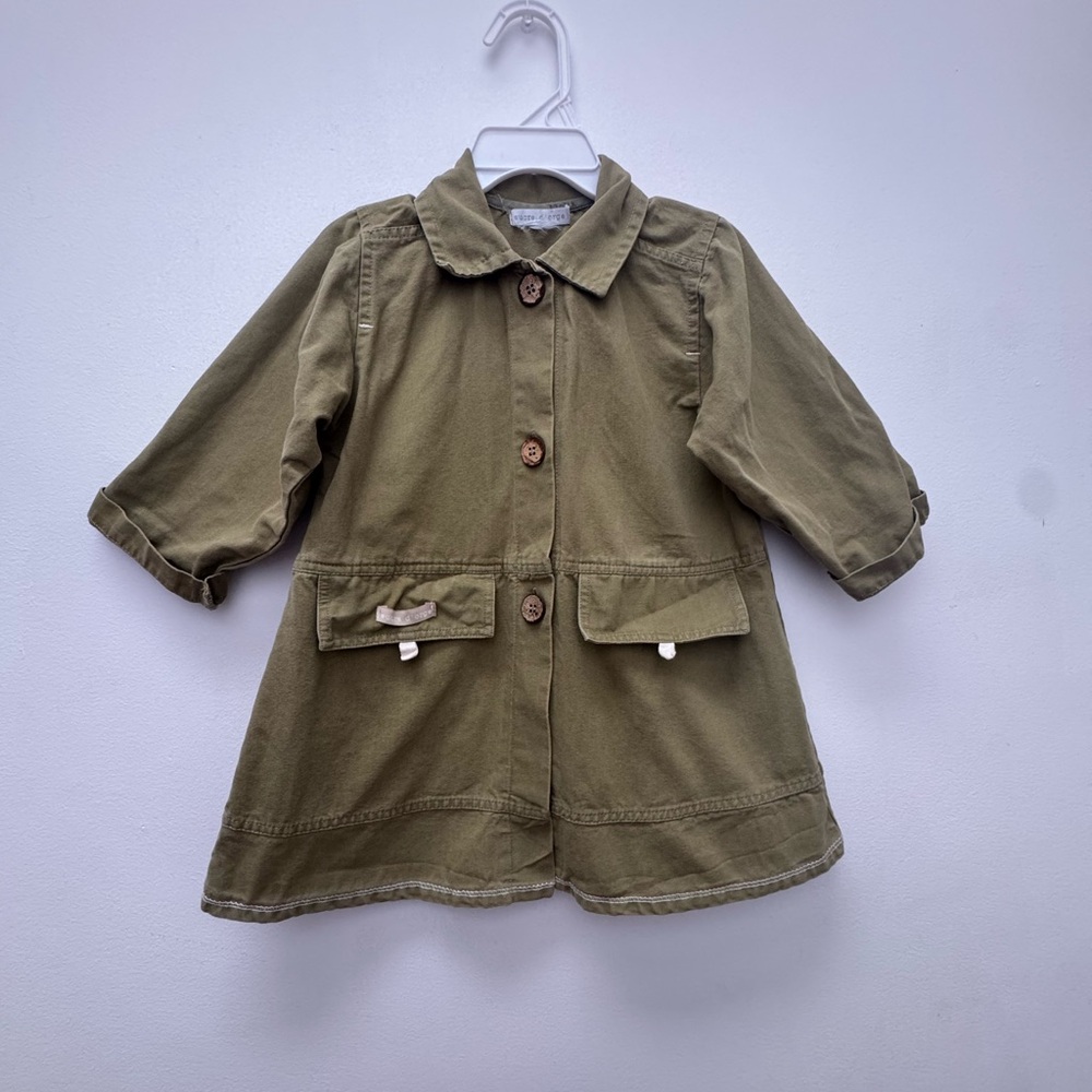 Sucre D'Orge Khaki Green Coat